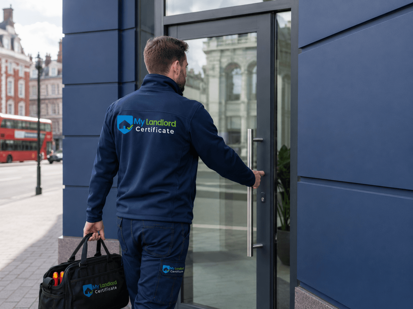 NICEIC approved electrician arriving at a commercial premises in London to carry out an EICR inspection