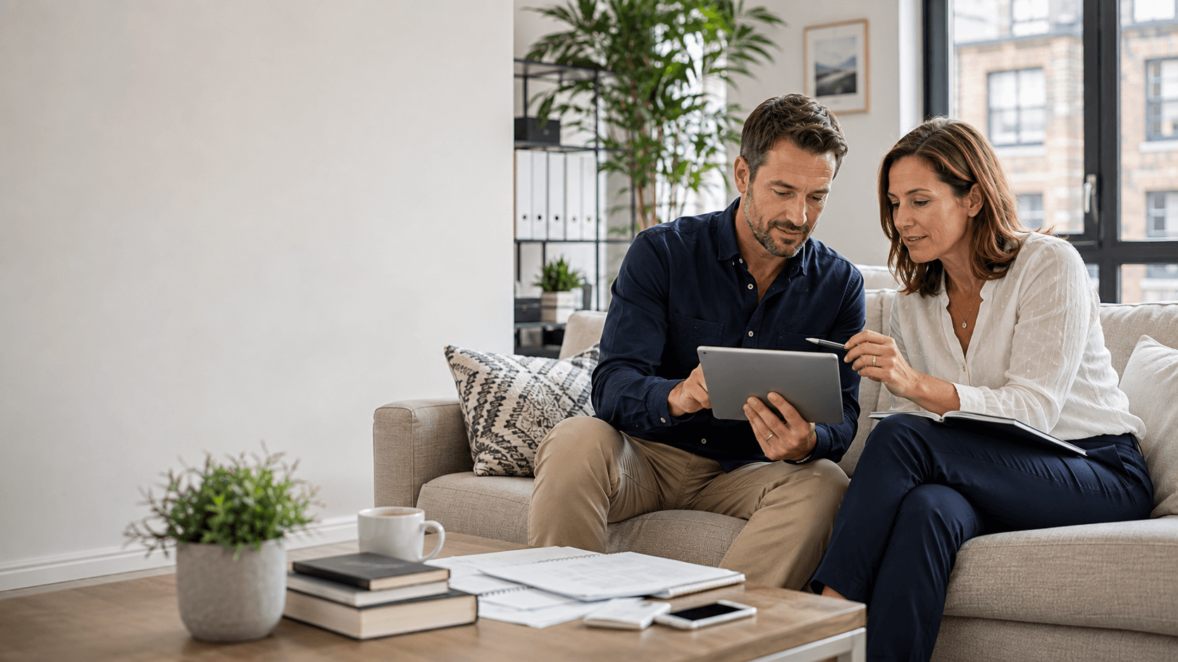 London landlords reviewing their property compliance certificates online at home